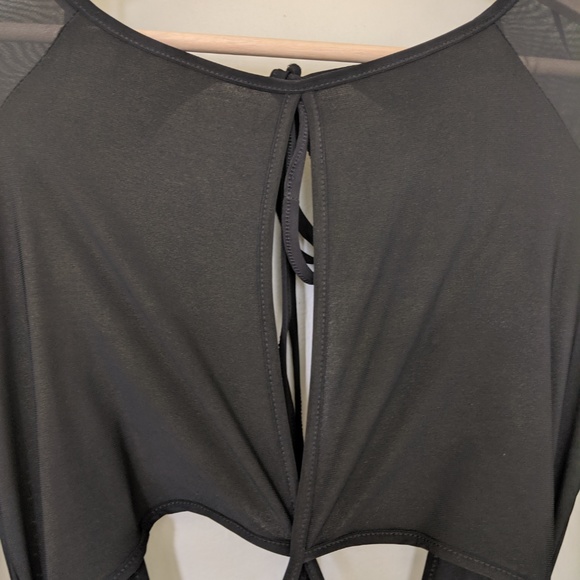 Forever 21 Long-sleeve Sexy Cut Out Maxi Dress - Picture 7 of 8